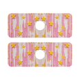 thumbnail image 7 of Yayeee Faucet Mat for Kitchen Sink 14.7" Diatomite Long Splash Guard Pad, Flat Yellow Stars, 2 Pack, 7 of 7