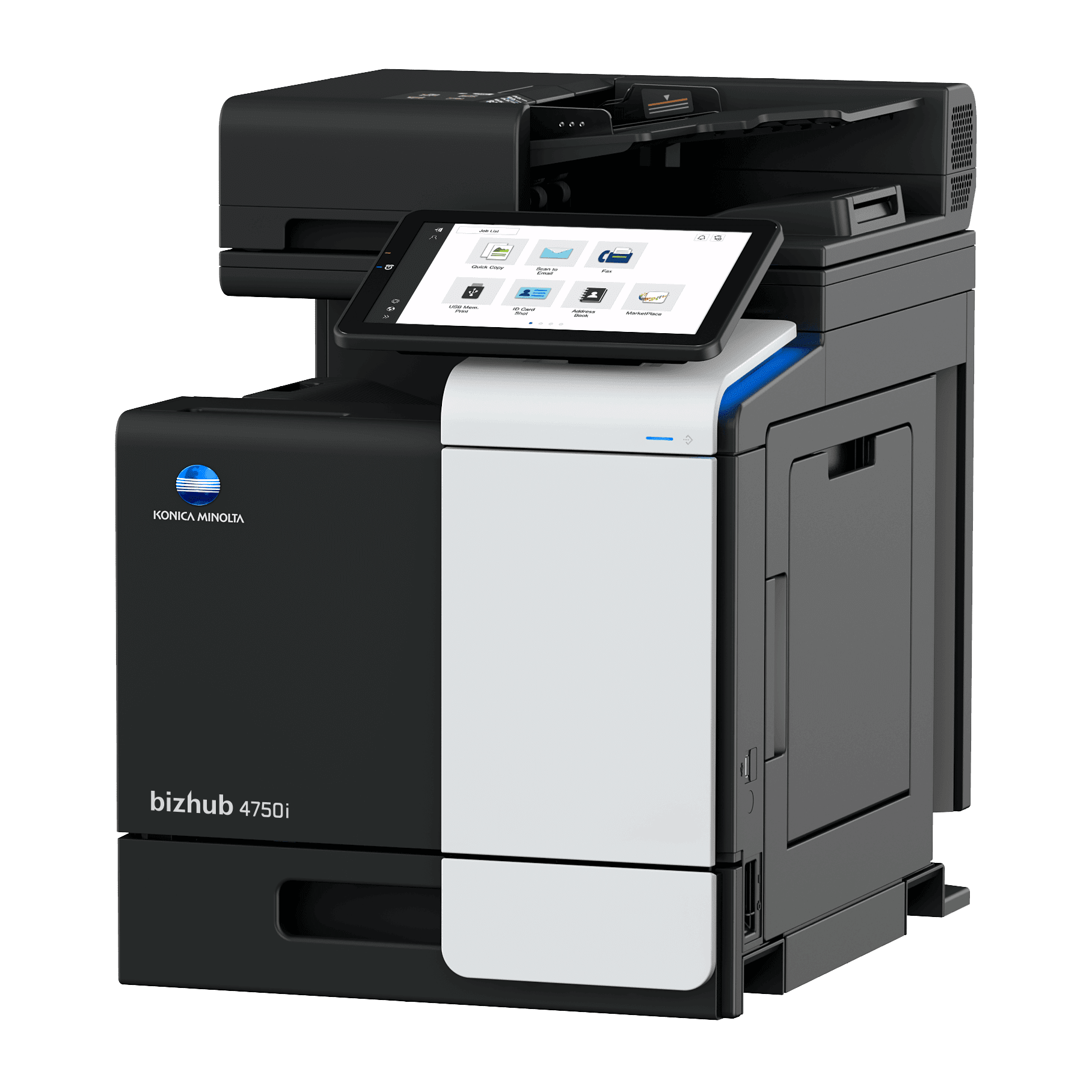 Konica Minolta BizHub 4750i - Mono / Laser MFP Printer Copier / Letter 50ppm