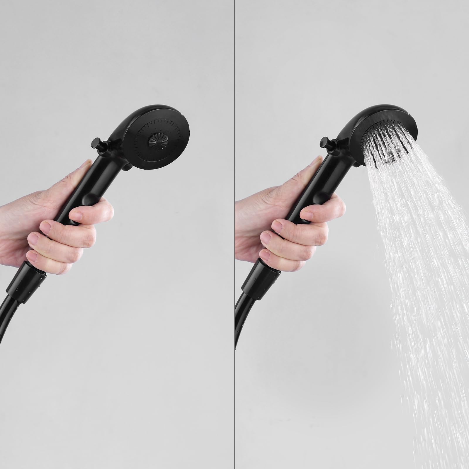 RV Shower Head with Hose, High Flow Shower Head, for RV/Campers, Travel Trailer, Motorhome for Water Saving, with Pause Function and Handheld Shower Head Holder and Hose (White) RV Accessories