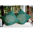 thumbnail image 3 of 18" x 18" Simply Daisy Leaf Study Polyester Indoor/Outdoor Pillow, Desert Turquoise Qty 1, 3 of 6