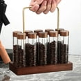 thumbnail image 5 of Glass Test Tube Display Stand Tools Single Tube Storage Coffee Bean Dispensing Bottle Coffee Sealed, 5 of 5