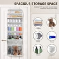 thumbnail image 5 of Door Hanging Storage Organizer,with 3 Bins 1 Movable Baby Diaper Caddy,1 Large capacity diaper stacking storage Organizer,10 Side Pockets ,Bedroom Door Storage for Nursery Baby Essentials, 5 of 11