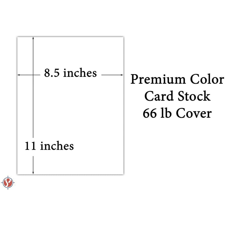 Premium Color Card Stock Paper, 50 Per Pack, Superior Thick 65-lb  Cardstock, Perfect for School Supplies, Holiday Crafting, Arts and Crafts, Acid & Lignin Free, Orange
