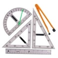 thumbnail image 4 of GROWTH TANK Grand Ensemble de Règles de Géométrie Mathématiques Outil de Dessin pour Tableau Noir Tableau Blanc Bureau 5 Pcs, 4 of 7