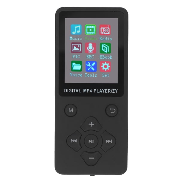 Reproductor MP3 Reproductor MP4, Reproductor De Música HiFi Sin Pérdidas Con 5.0, Reproductor De Música Y Vídeo Portátil Con Pantalla A Color De 1,8 Pulgadas Con