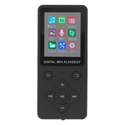 Suodoka MP3 MP4 Player Bluetooth 5.0 Super Thin 1.8 Inch Color Screen HiFi Music Video Digital Audio Player 128GB Expandable Memory Portable Media Player Voice Recorder E-Book Support Black