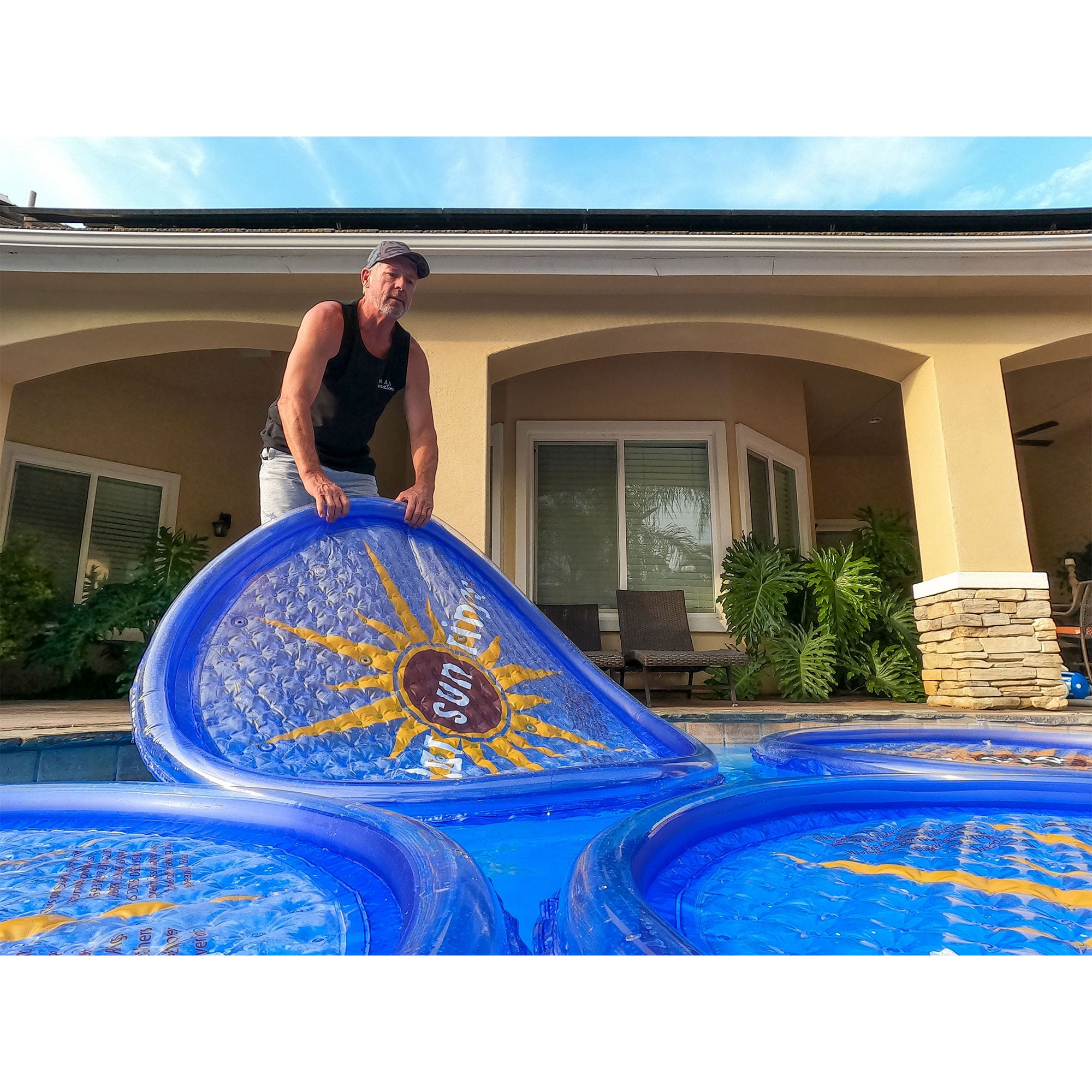 solar floats for pool