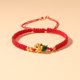 thumbnail image 1 of Pulsera tejida con cuerda roja de tortuga dragón con año de nacimiento, pulsera de joyería para estudiantes, regalo retro moderno que combina con todo para amigos, 1 of 6