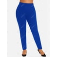thumbnail image 4 of Leggings Interior Flocado Tamaño Plus Rosegal Leggings de talla grande, 4 of 5