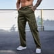 thumbnail image 1 of Ceisia Men's Spring Summer Workwear Pants - Solid Gift Color Casual Multi-Pocket Button Waist Straight-Leg Outdoor Trousers, 1 of 5