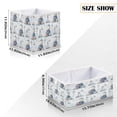 thumbnail image 3 of Storage Basket Foldable Open Organizers for Clothes Toys Books15.75x10.63x6.96in Sailor Bear, 3 of 8