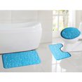 thumbnail image 4 of 3PCS Bath Rug Set Includes Floor Rug Toilet Rug Toilet Lid Cover for Home, 4 of 8