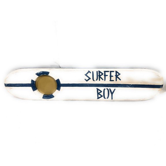 Surfer Boy Nautical Sign w/ Built-In Photo frame 40" | #snd25015100