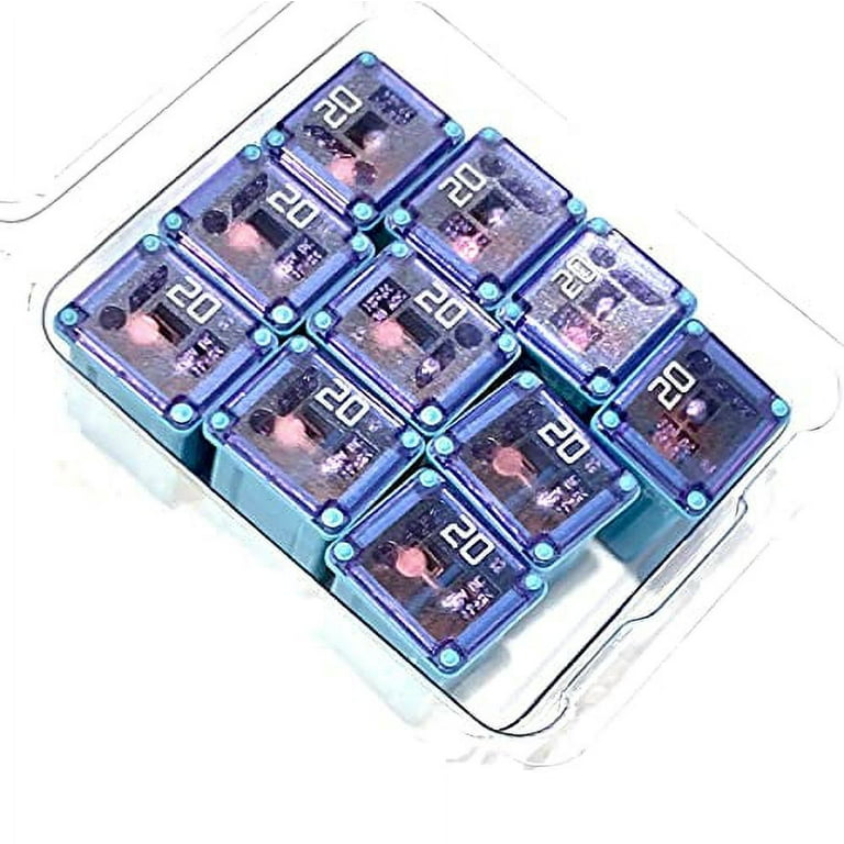 Jcase Fuse Kit - 10x High Profile 40A Mini Fuses For Ford, Chevy, Nissan, Toyota Trucks & SUVs