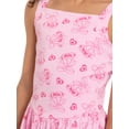 thumbnail image 4 of Powerpuff Girls Girls Active Sleeveless Dress with Built-In Shorts, Sizes 4-12, 4 of 8