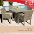 thumbnail image 2 of Royal Square Dining Table with 4 Chairs, 2 of 7