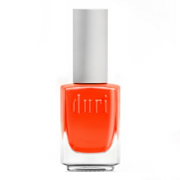 Duri Nail Polish, 153N Bedeviled, Bright Neon Orange, Matte Finish, Full Coverage, 0.45 Fl Oz