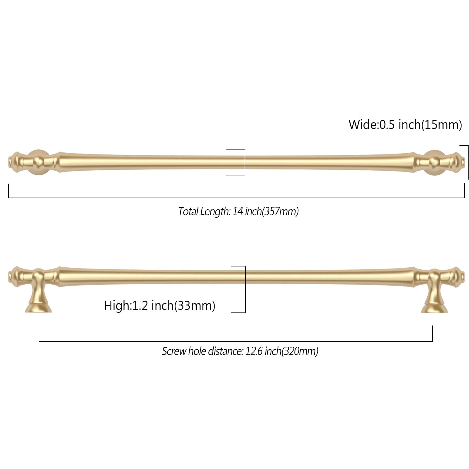 6 Pack Brushed Brass Cabinet Pulls Gold Kitchen Cabinet Handles Hardware For Cupboard Drawer Doors Bathroom Furniture