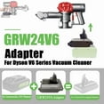 thumbnail image 2 of For Green*works 24V Lithium Batteries Compatible with For Dy*son V6 Vacuum Cleaners Power Tools GRW24V6 Battery Adapter Converter, 2 of 9