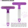 Poodle Pet Stainless Steel Dog Dematting Comb Undercoat Rake Grooming
