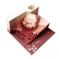thumbnail image 4 of Modelo de tallado de papel tridimensional 3D Lámpara LED con gradiente de templo Notas Regalos de empresa, 4 of 5