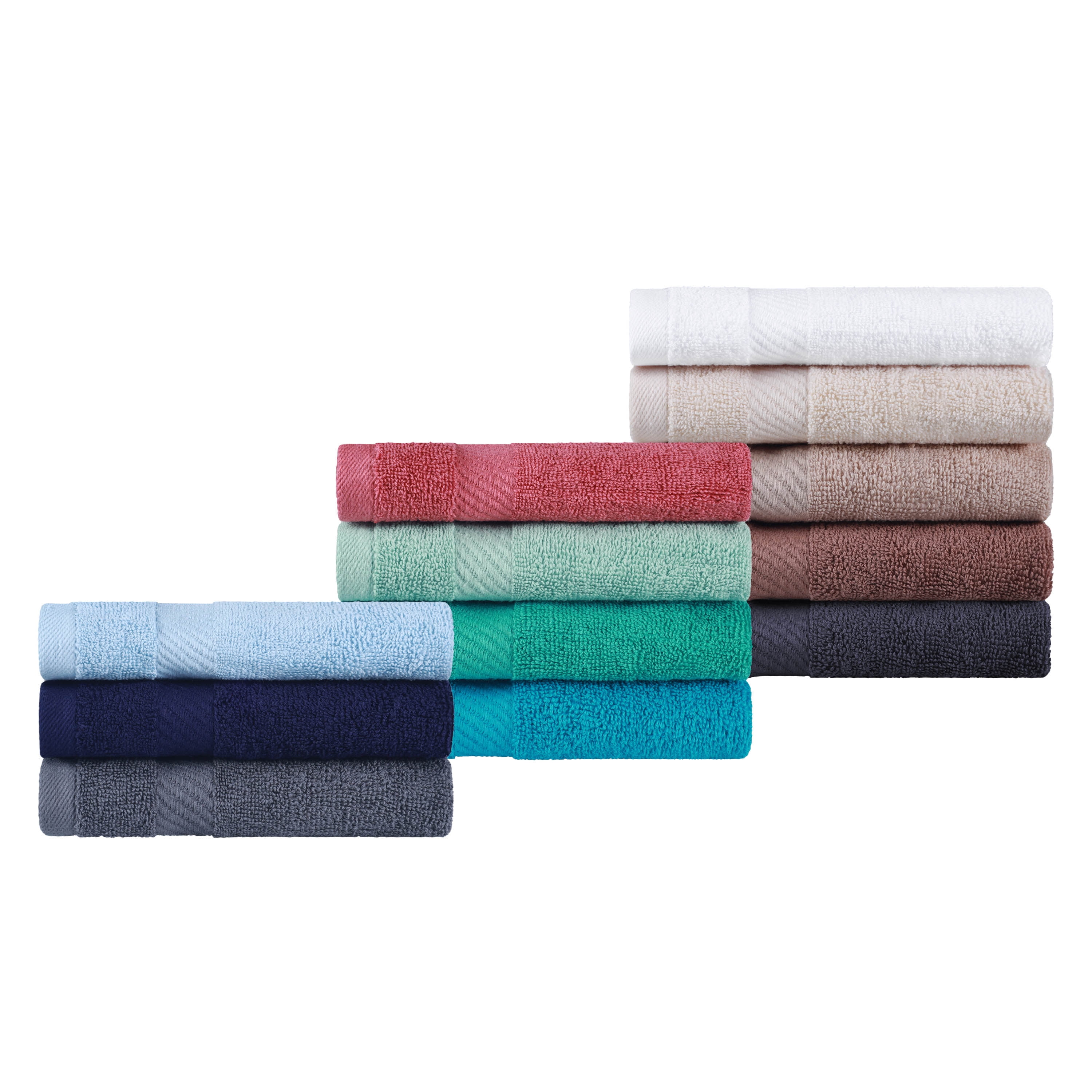 Brand – Pinzon 4 Piece Egyptian Cotton Bath Towels Set - White