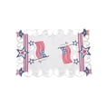 thumbnail image 2 of Cififendec 4th of July Embroidered Placemat, 17.72"×11.81", Patriotic Hollow Butterfly Star Table Mat for Independence Day Dining Table and Home Decor, 2 of 5