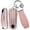 new style-4-btn-pink, variant on Key Fob Cover Compatible with Porsche Panamera Cayenne Taycan 911 Carrera 2017-2025 Keychain Case Holder Protector,new style-3-btn-pink