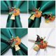thumbnail image 5 of 4 Piezas de Anillos de Servilleta de Halloween, Porta Servilletas de de Calabaza, Hebillas de Servilleta, Suministros para Fiestas de Halloween, Decoraciones de Mesa, 5 of 5