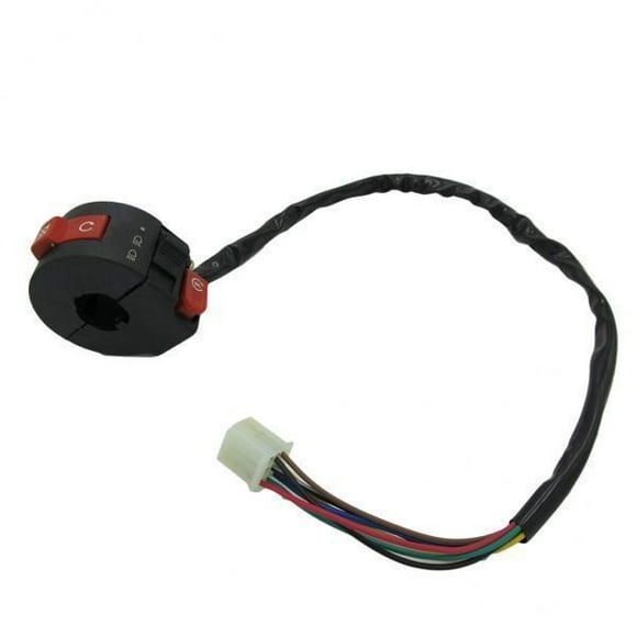 koolsoo 4x3-Function Left Handlebar Switch for 50 70 90 110 125cc ATV 4 Wheeler 4 Pcs