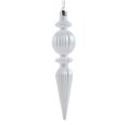 thumbnail image 4 of LGHDIWN 6 Pcs Christmas Finial Ornaments Shatterproof Plastic Finial Ball Drop Ornaments, Christmas Tree Hanging Decorations for Holiday, Vintage Drop Finial Pendant, 4 of 7