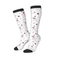 thumbnail image 2 of Fotbe Cute Poodle Dog print Women's Men's Novelty Crew Socks Cotton Socks Knee High Socks for Walking,Running,Nurses,Pregnancy, 2 of 8