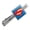 Silver, variant on Superman New 52 Shield Logo Square Tie Bar Clip Clasp Tack- Silver or Gold