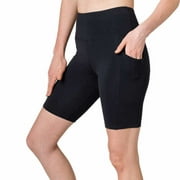 Tuff Ladies' Bike Short for Women High Waist Side Pocket