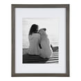 thumbnail image 2 of DesignOvation Cadre Photo en Bois 11x14 avec Passe-Partout 8x10 pour Galerie, Ensemble de 4, Gris, 4 Unités, 2 of 7