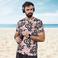 thumbnail image 4 of Wukai Black Snake Print Men's Short-Sleeved Mesh T-Shirt,Quick-Dry Short Sleeve Workout T-Shirt-Small, 4 of 8