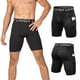 thumbnail image 4 of Lixada Pack de 3 pantalones cortos deportivos para hombre, ropa interior de entrenamiento activo con, 4 of 8