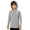 Grey-1, variant on LRen Boys Rash Guard Fishing Hoodie UPF 50 Long Sleeve Swim Shirts Kids Quick Dry Sun Protection Athletic UV Swim Shirt Size 5-6 Years