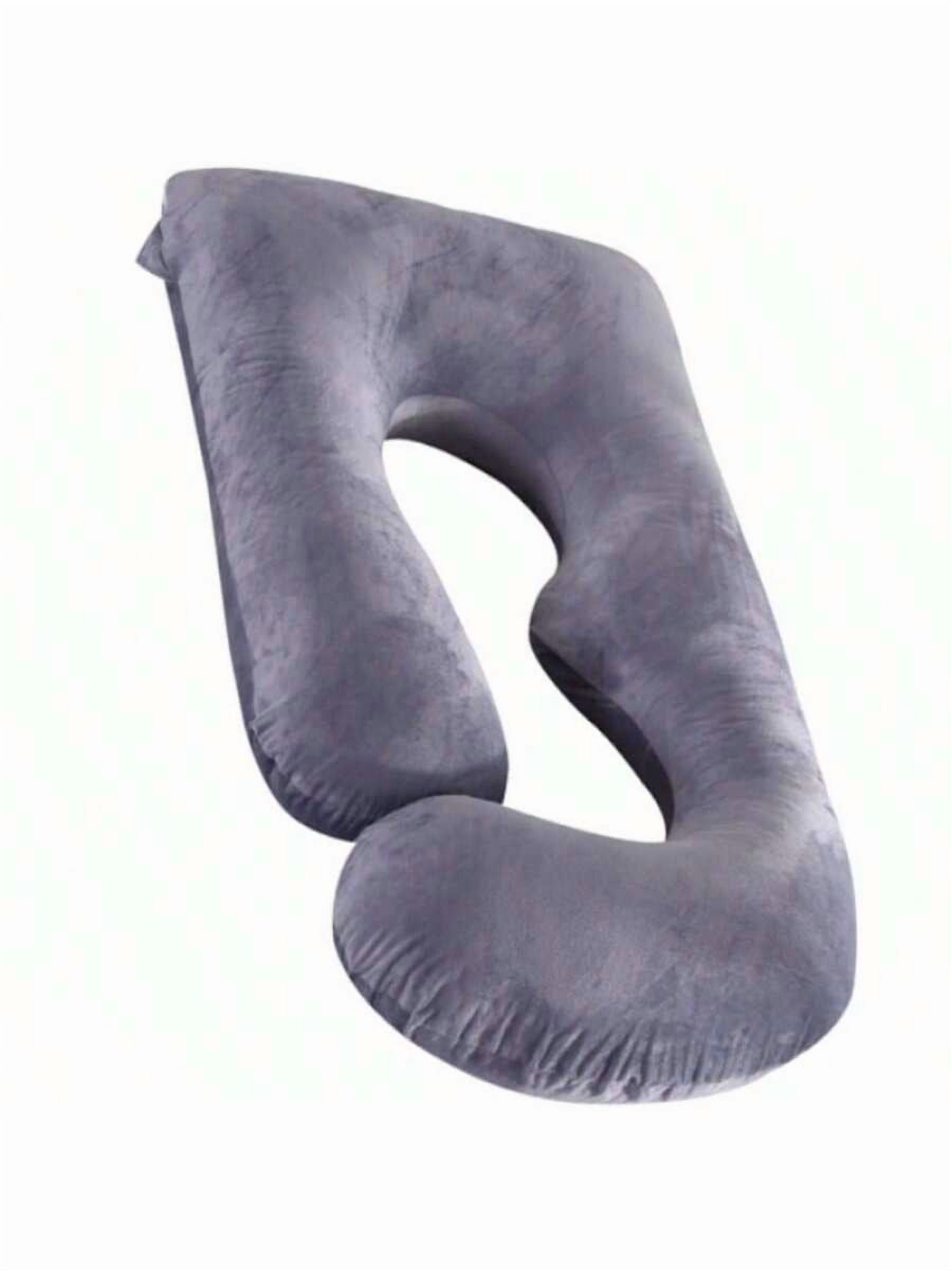 Pregnant Women's Pillow J-Shaped Whole Body Pillow With Velvet Cover, Suitable For Pregnant Women,