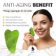 thumbnail image 2 of Gua Sha Jade, productos para el cuidado de la piel facial, Gua Sha Rodillo facial, Gua Sha, herramientas faciales y masajeador facial, herramienta Gua Sha para el rostro, herramientas de masaje Gua Sh Feliz Sencillez, 2 of 5
