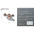 thumbnail image 5 of Elektroplate Taz Tasmanian Devil Looney Tunes All Metal Officially Licensed Auto Chrome Emblem for Cars, Trucks, and All Auto - Universal Fit at 3.5" x 3.0", 5 of 8