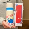 thumbnail image 4 of Taza Termo de acero inoxidable de alta apariencia, taza de agua para estudiantes con grafiti de dibujos animados divertidos para niños, taza de cuerda portátil para hombres y mujeres, 4 of 5