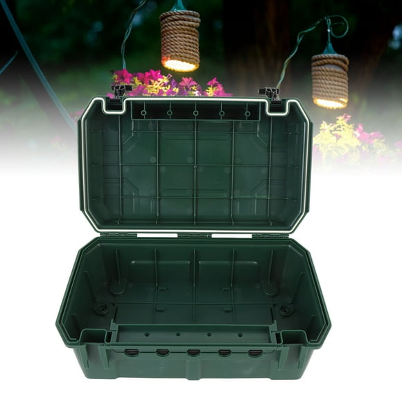 Large Outdoor Electrical Box Waterproof, Weatherproof Extension Cord Cover Plug Protector, Electrical Connection Box, for Power Strip, Timer Outlet, Plug, 15.35x4.96x7.68"