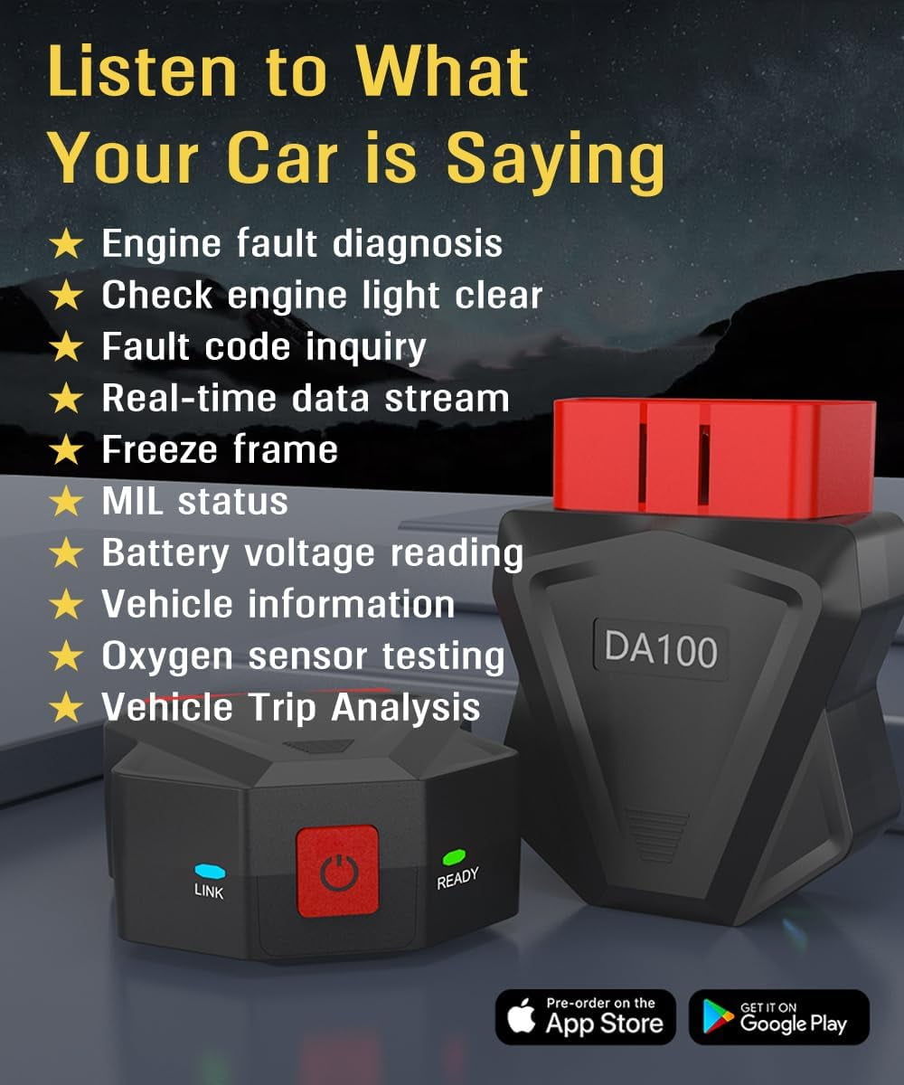 strAumptious  OBD2 Scanner Diagnostic Tool for iOS and Compatible Connectivity, Code Reader for and Scan Tool APP After 1996