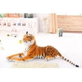 thumbnail image 3 of Juguetes de peluche de leopardo y tigre realistas de 30 a 120 cm, animales de peluche suaves, simulación de tigre blanco, muñeca jaguar, regalos de cumpleaños para niños, 3 of 5