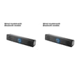 thumbnail image 1 of bedienty Wireless Speaker Bluetooth-compatible Dual Horn Sound Subwoofer Loudspeaker Table Soundbar High Volume for Notebook PC 350TS 2Set, 1 of 6