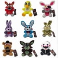 thumbnail image 4 of FNAF 18cm Plush Toys Bonnie Bear Foxy Cute Cartoon Stuffed Dolls Five Night at Freddy's Freddy Games Gift for Children, 4 of 5