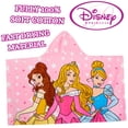 thumbnail image 3 of Poncho toalla con capucha Disney Princesas para niños 125x80 cm algodón, 3 of 9