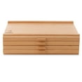 thumbnail image 4 of 7 Elements 4 Drawer Wooden Artist Storage Supply Box for Pastels, Pencils, Pens, Markers, Brushes and Tools, 4 of 7