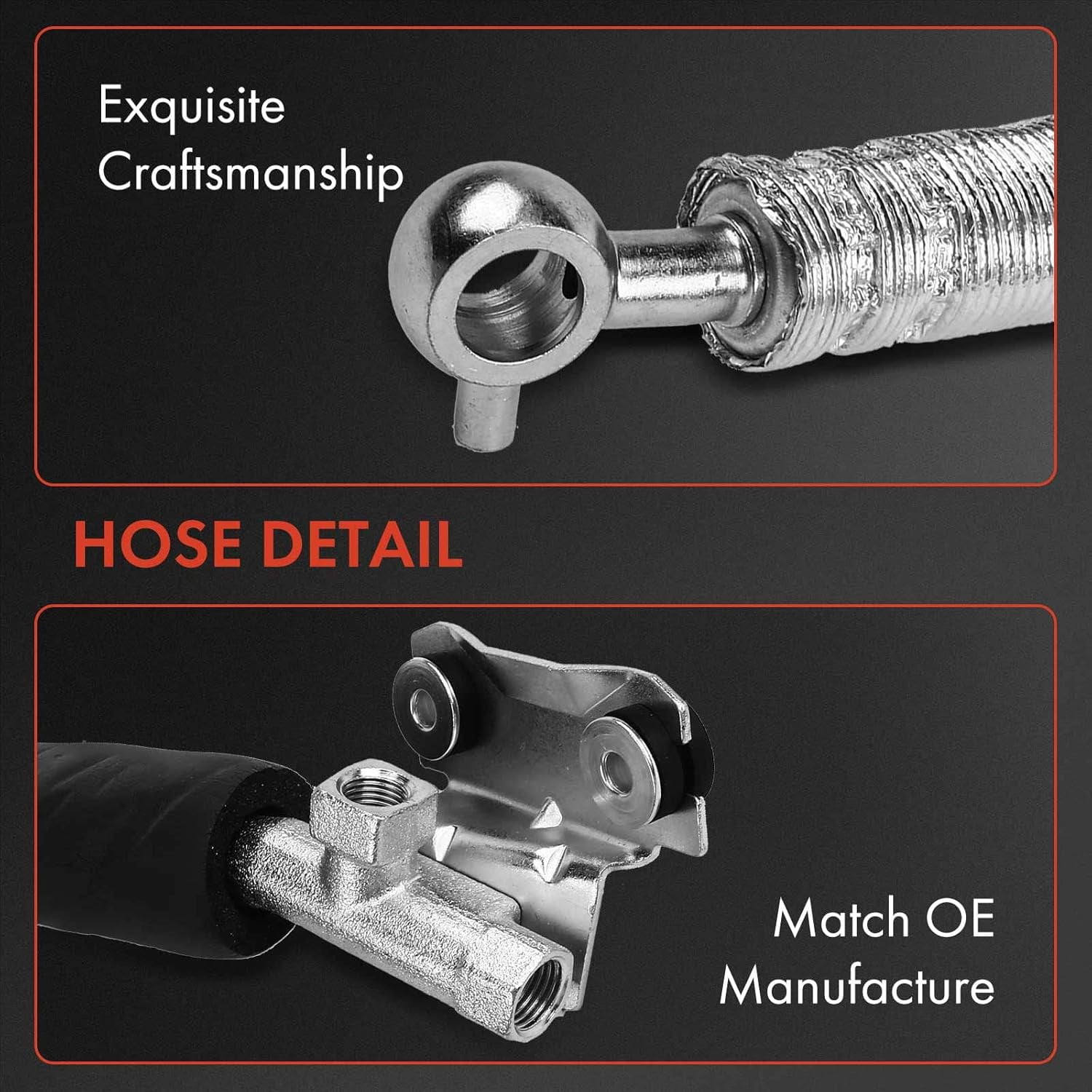 A-Premium Power Steering Pressure Hose Line Assembly Compatible with Nissan Maxima 1999-2003 & Infiniti I30 2000-2001, I35 2002-2004, 3.0L 3.5L, From Pump
